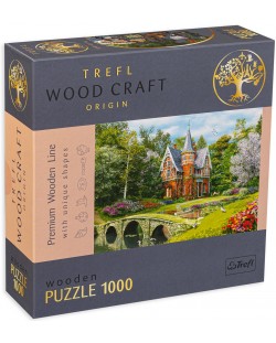 Puzzle din lemn Trefl de 1000 piese - Casa victoriana