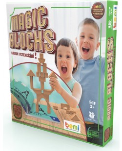 Joc pentru copii Bemi Magic Blocks, 20 piese