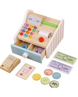 Jucărie din lemn Smart Baby - Casa de marcat