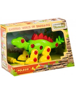 Constructor pentru copii Polesie Toys - Dinozaur Stegosaurus