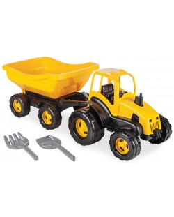 Jucărie pentru copii Pilsan - Tractor cu remorcă