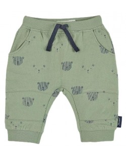 Pantaloni sport pentru copii Sterntaler - urs, 86 cm, 12-18 luni, verde