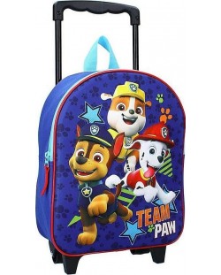 Rucsac 3D pentru copii cu roti Vadobag Paw Patrol - Friends Around Town