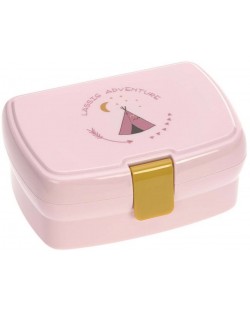 Cutie de alimente pentru copii Lassig - Adventure Tipi, roz