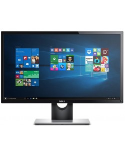Monitor Dell - SE2416H, 23.8" Wide LED, IPS, negru/gri, 5 ani garantie