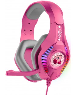 Căști pentru copii OTL Technologies - Pro G5 Nintendo Kirby, roz