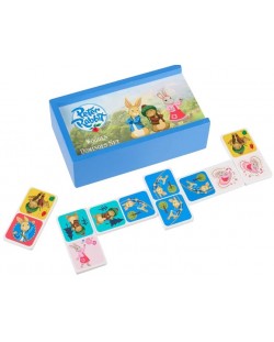 Domino pentru copii Orange Tree Toys - Peter Iepurașul, 30 de piese