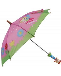 Umbrela pentru copii Pino - Zana, maner verde