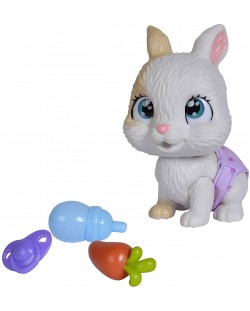Set pentru copii  Simba Toys - Iepure-bebe cu scutec