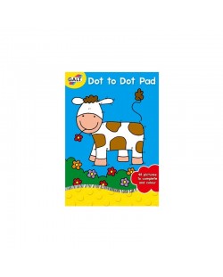 Carte de colorat pentru copii Galt Dot to Dot Pad - Uneste punctele