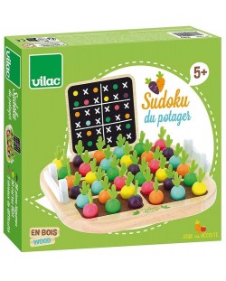 Joc de lemn pentru copii  Vilac - Sudoku de legume