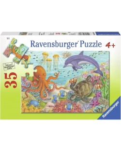 Puzzle pentru copii Ravensburger  din 35 piese - Prieteni de mare