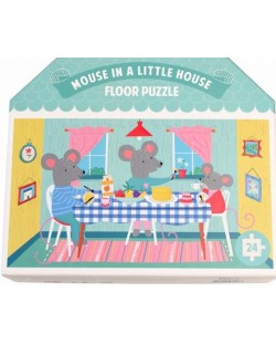 Puzzle pentru copii Rex London -Soricelul in casa 2, 24 piese
