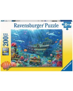 Puzzle pentru copii Ravensburger  din 200 XXL piese - Nava scufundată