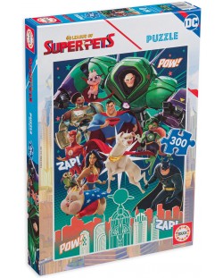 Puzzle Educa Kids din 300 de piese - DC Super Heroes