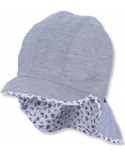 Pălărie de vară pentru copii cu protecție UV 50+ Sterntaler - cu panou din spate, 47 cm, 9-12 luni