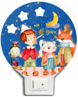 Lampa de veghe pentru copii, LED, Dekori - Pinocchio