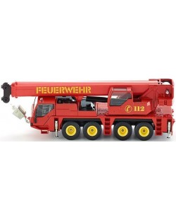 Jucărie Siku - Camion de pompieri cu macara mobilă