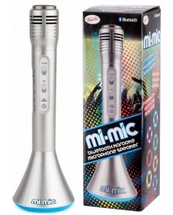Microfon pentru copii Mi-Mic - Argintiu