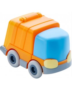 Jucărie pentru copii Haba - Camion de gunoi cu motor de inerție