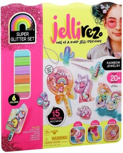Set creativ de bijuterii pentru copii JelliRez - Rainbow