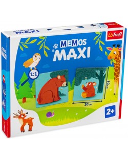 Joc de memorie pentru copii Memos Maxi - Animale parinti si copii