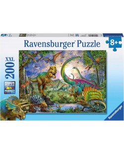 Puzzle pentru copii  Ravensburger din  200 XXL piese - Regatul uriașilor