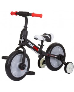 Bicicletă quad pentru copii Chipolino - Max Bike, gri