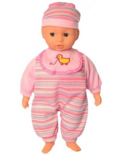 Păpușă Raya Toys Baby Doll - cu caracteristici, roz, 33 cm