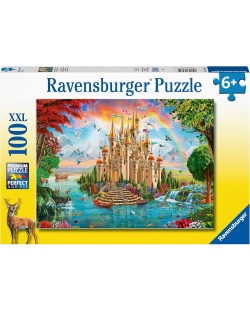 Puzzle pentru copii Ravensburger  din 100 XXL piese - Un castel de poveste