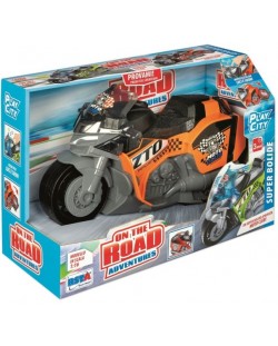 O jucărie de copii RS Toys -Bicicleta de pista cu frecare cu sunete si lumini, 1:16, sortiment