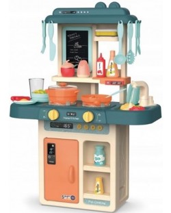 Bucătărie pentru copii cu apă Raya Toys - albastru