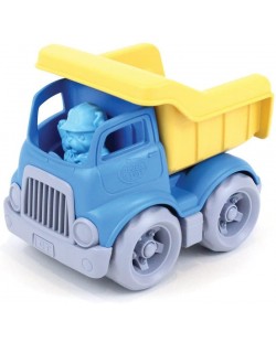 Jucării verzi - Camion basculant, albastru și galben 