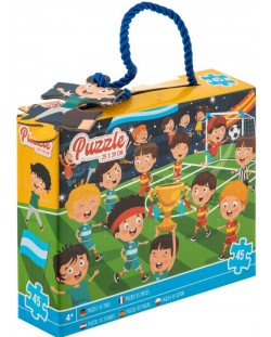 Puzzle pentru copii Grafix din 45 de piese - Fotbal