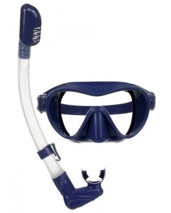 Mască de snorkeling pentru copii Zizito, albastru închis