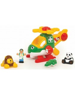 Jucarie pentru copii WOW Toys - Elicopter de salvare pentru animale