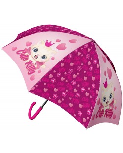 Umbrelă pentru copii S. Cool - Kitty, automată, 48.5 cm
