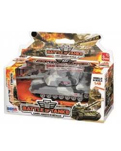 Jucărie RS Toys - Tanc, camuflage gri