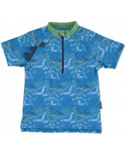 Tricou de înot pentru copii cu protecție UV 50+ Sterntaler - Cu dinozauri, 110/116 cm, 4-6 ani