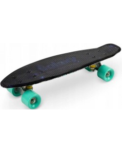 Skateboard pentru copii Qkids - Galaxy, grafit gri