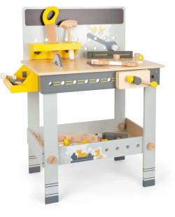 Masa de lucru pentru copii cu unelte Small Foot - 50 x 41 x 72 cm