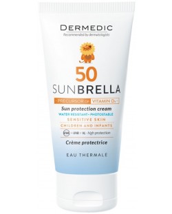 Dermedic Sunbrella Cremă de protecție solară pentru fata bebelusului, SPF50, 50 ml