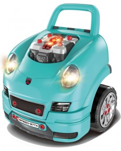 Automobil interactiv pentru copii Buba - Motor Sport, Albastru