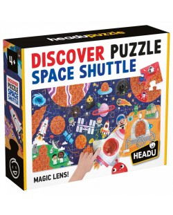 Puzzle educațional pentru copii Headu - Bufniță spațială