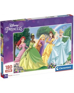 Puzzle pentru copii Clementoni din 180 piese - Prințese Disney