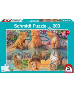 Puzzle pentru copii Schmidt din 200 de piese - Când voi fi mare...