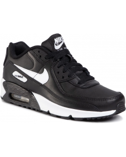 Pantofi sport pentru copii Nike - Air Max 90 LTR, negre/albe