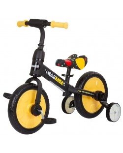 Bicicletă quad pentru copii Chipolino - Max Bike, galben