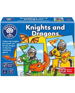 Joc educativ pentru copii Orchard Toys - Knights and Dragons