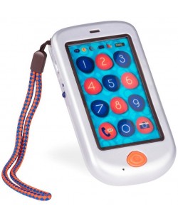 Jucarie pentru copii Battat - Telefon smart, alb perlat